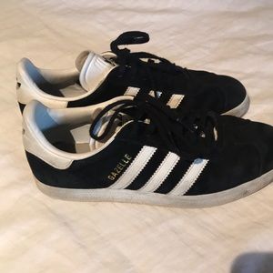 Adidas Gazelle black, size 7